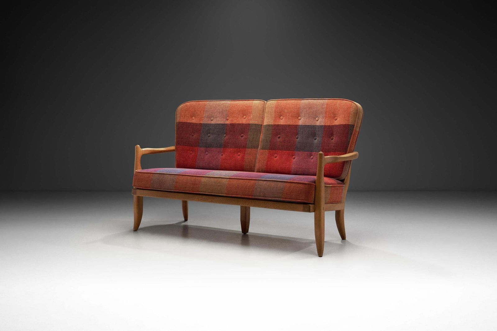 Guillerme Et Chambron "José" Sofa For Votre Maison, France 1970s photo furniture