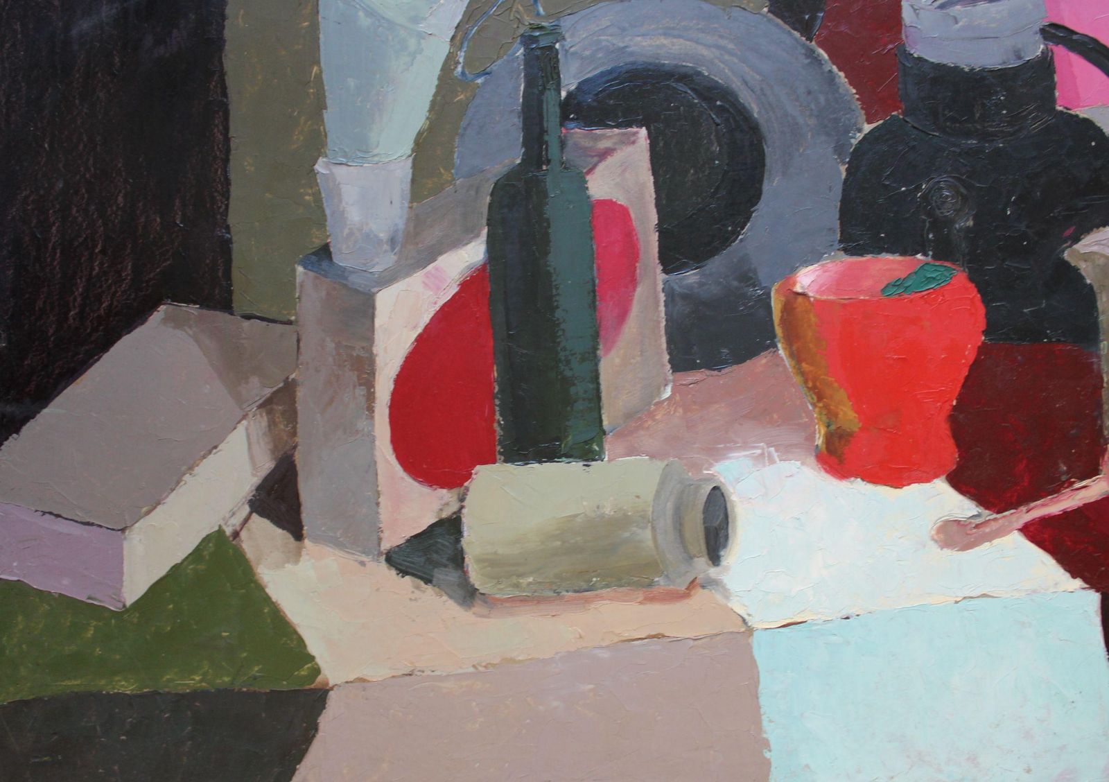 Aija Zarinastill Life  Oil/Cardboard, 69x99 Cm.1981 photo 1593.0