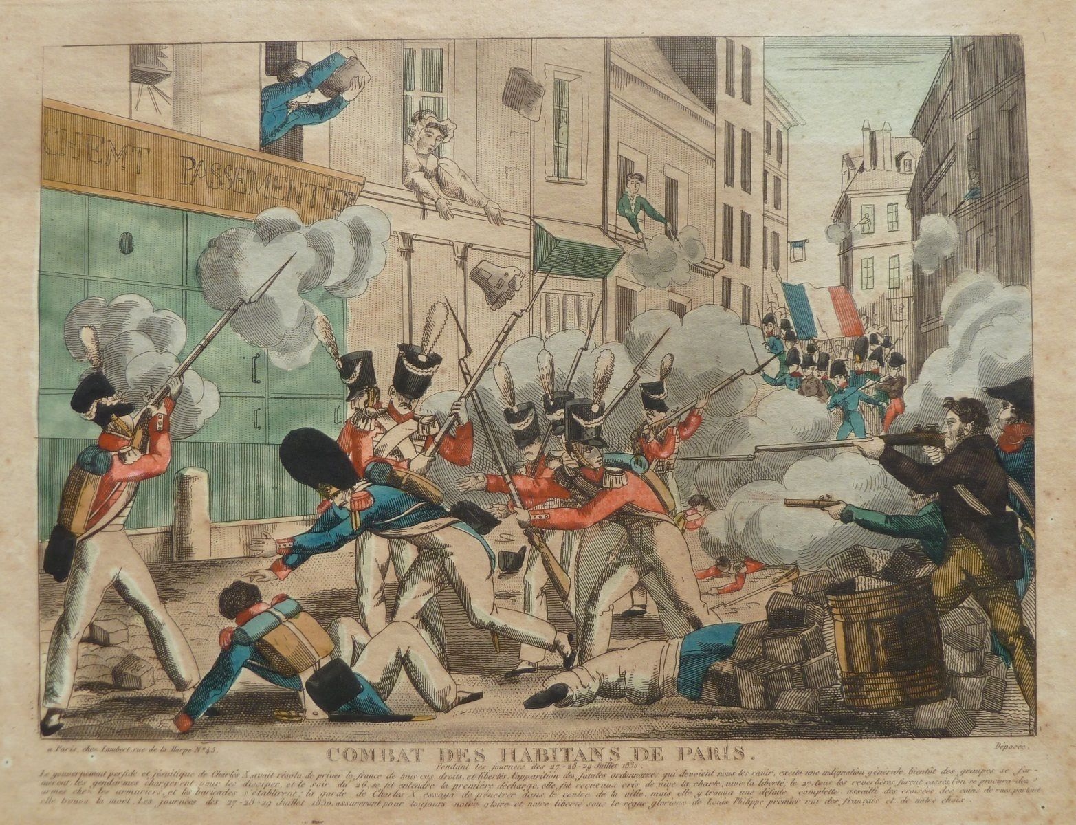 Fight Of The Inhabitants Of Paris