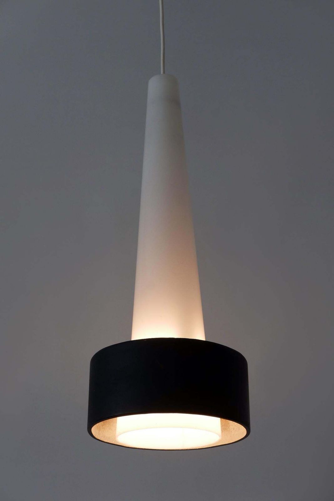 Xl Mid Century Lucite & Metal Church Pendant Lamp Or Hanging Light Germany 1960s photo furniture