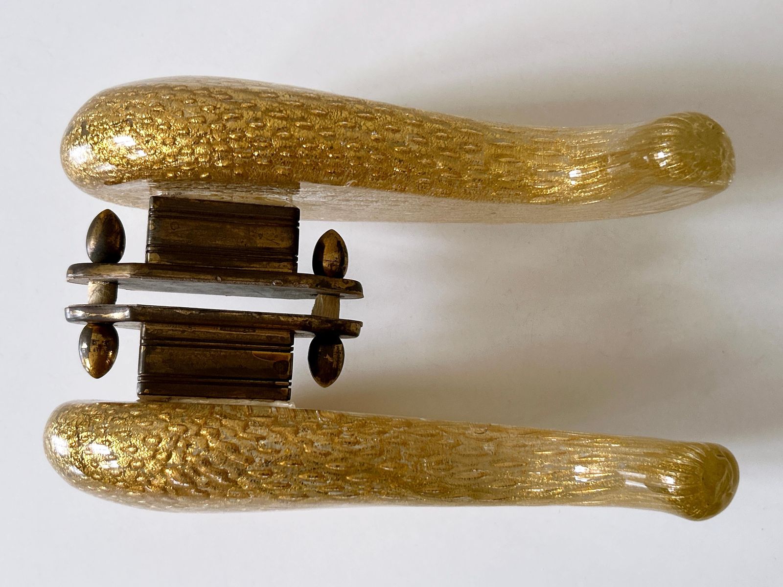 photo buy Exceptional Mid Century Murano Glass Push & Pull Door Handles By Seguso 1950s