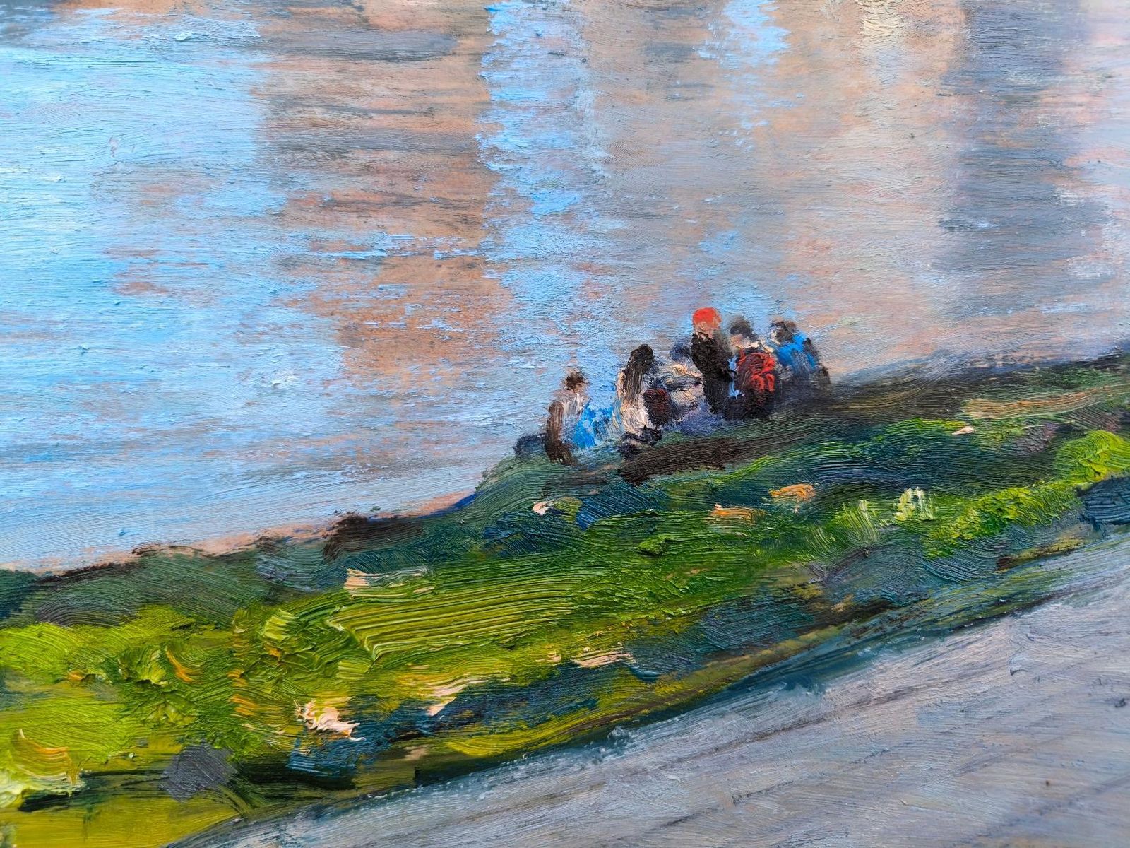 Vladimir Ilibayev Spring In Paris.Cardboard/ Oil, 47 X 59 Cm, 20252025 photo Art