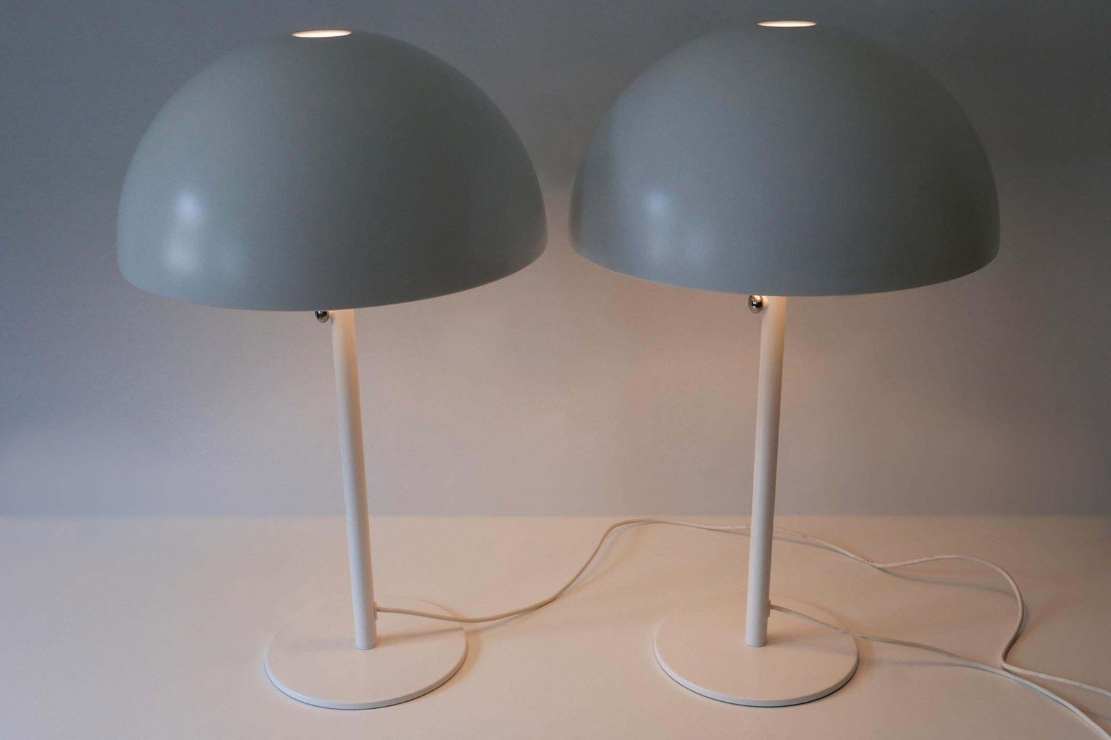 Set Of Two Gorgeous Huge Table Lamps 'Brasa 365' By Ikea Sweden 2000s photo 1770.0