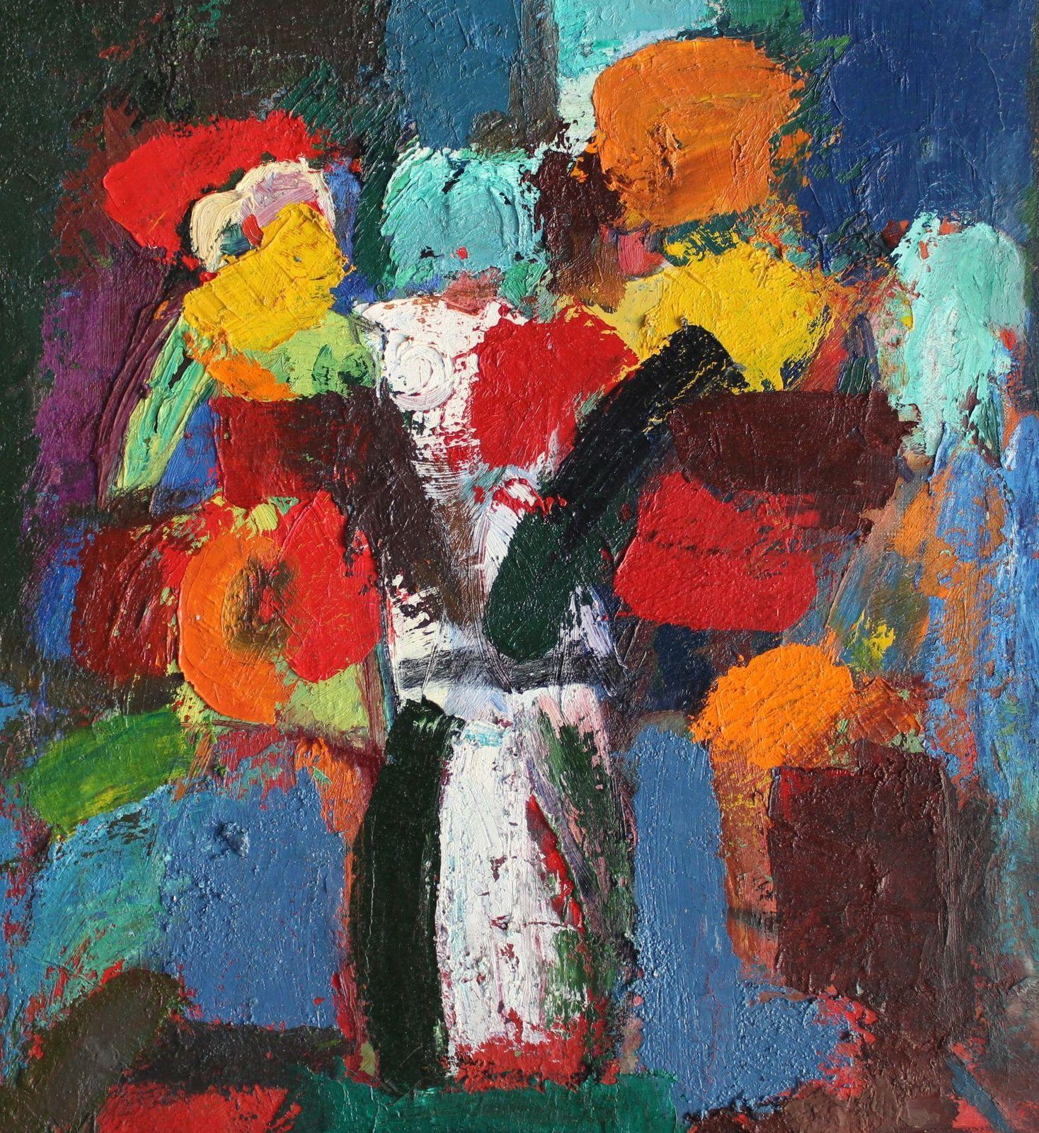Aleksandr Rodin (1922 2001)flowers In A Vase1988 photo furniture