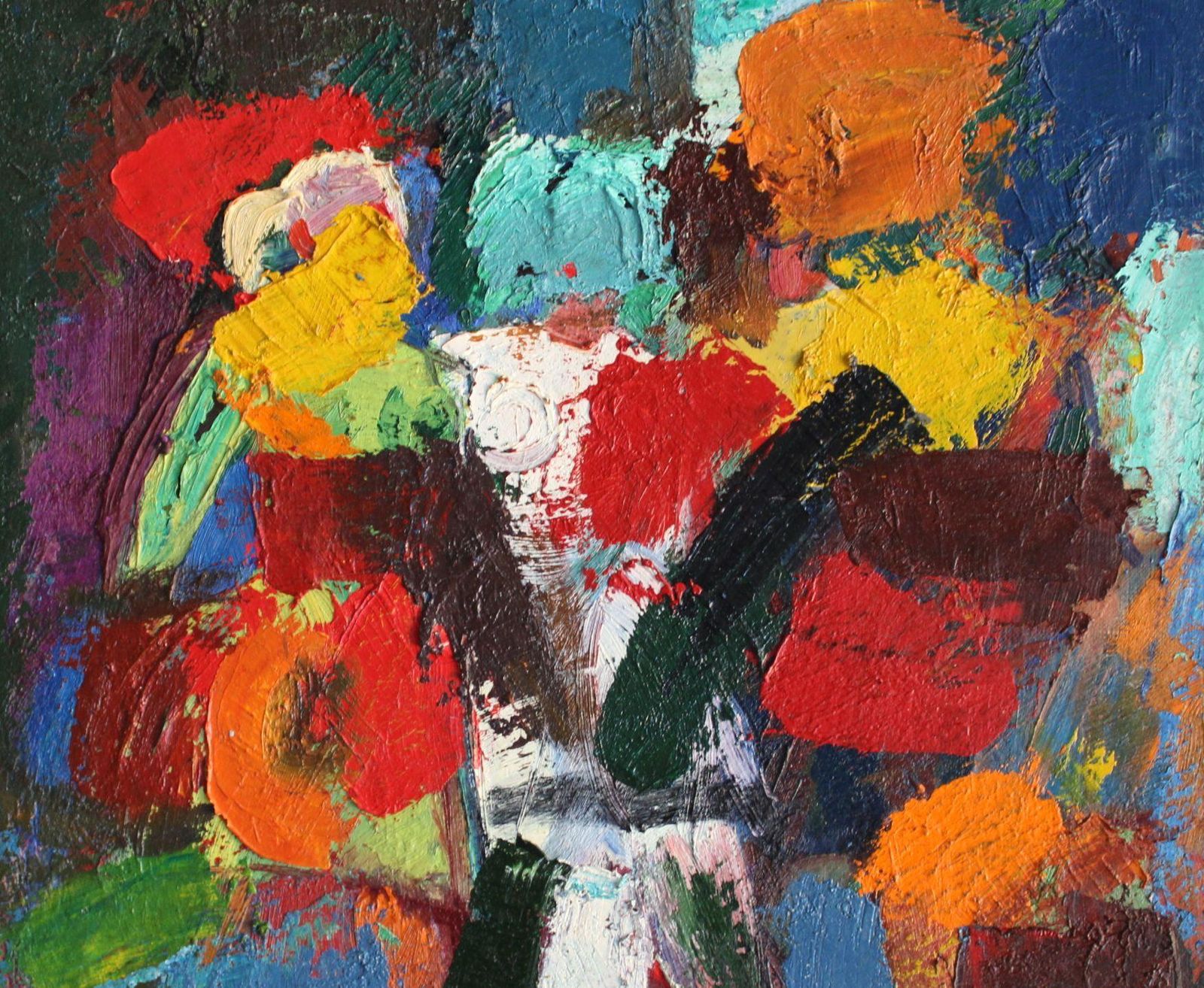 Aleksandr Rodin (1922 2001)flowers In A Vase1988 photo for sale