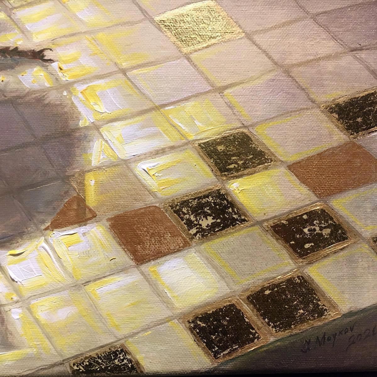 Igor Maikovbest Regards, Bumblebee  Oil/Canvas, 40x50 Cm, 20212021 photo for sale