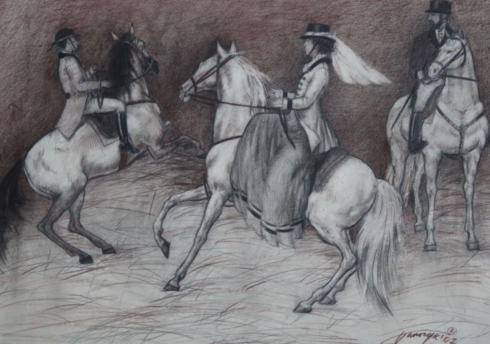 Tatyana Palchukhorsemens, Paper/Mixed Media, 20072007 photo Art