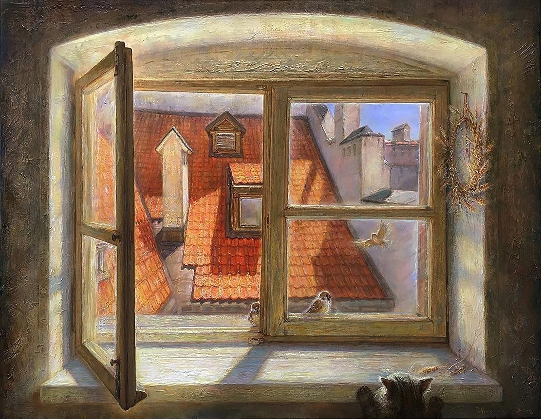 Igor Maikovmorning In The Old Town  Oil/Canvas, 70x90 Cm, 20192019