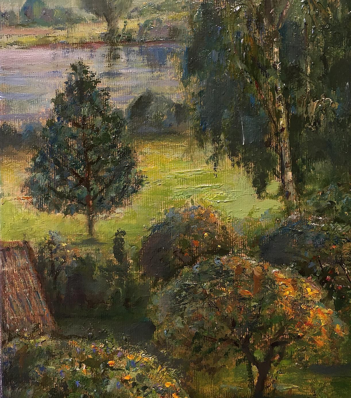 Igor Maikovgreen Conversation  Oil/Canvas, 90x70 Cm, 20212021 photo Art
