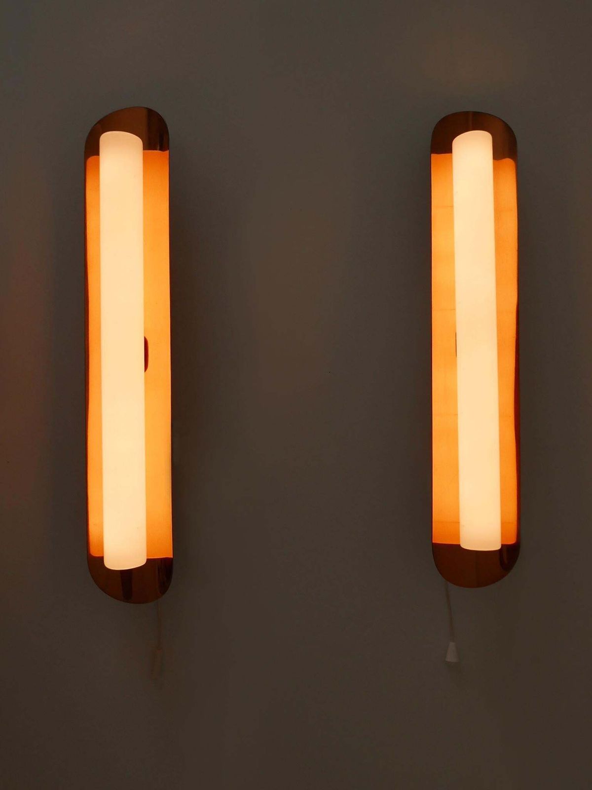 Set Of Two Elegant Mid Century Modern Sconces By Bünte & Remmler Germany 1960s photo furniture