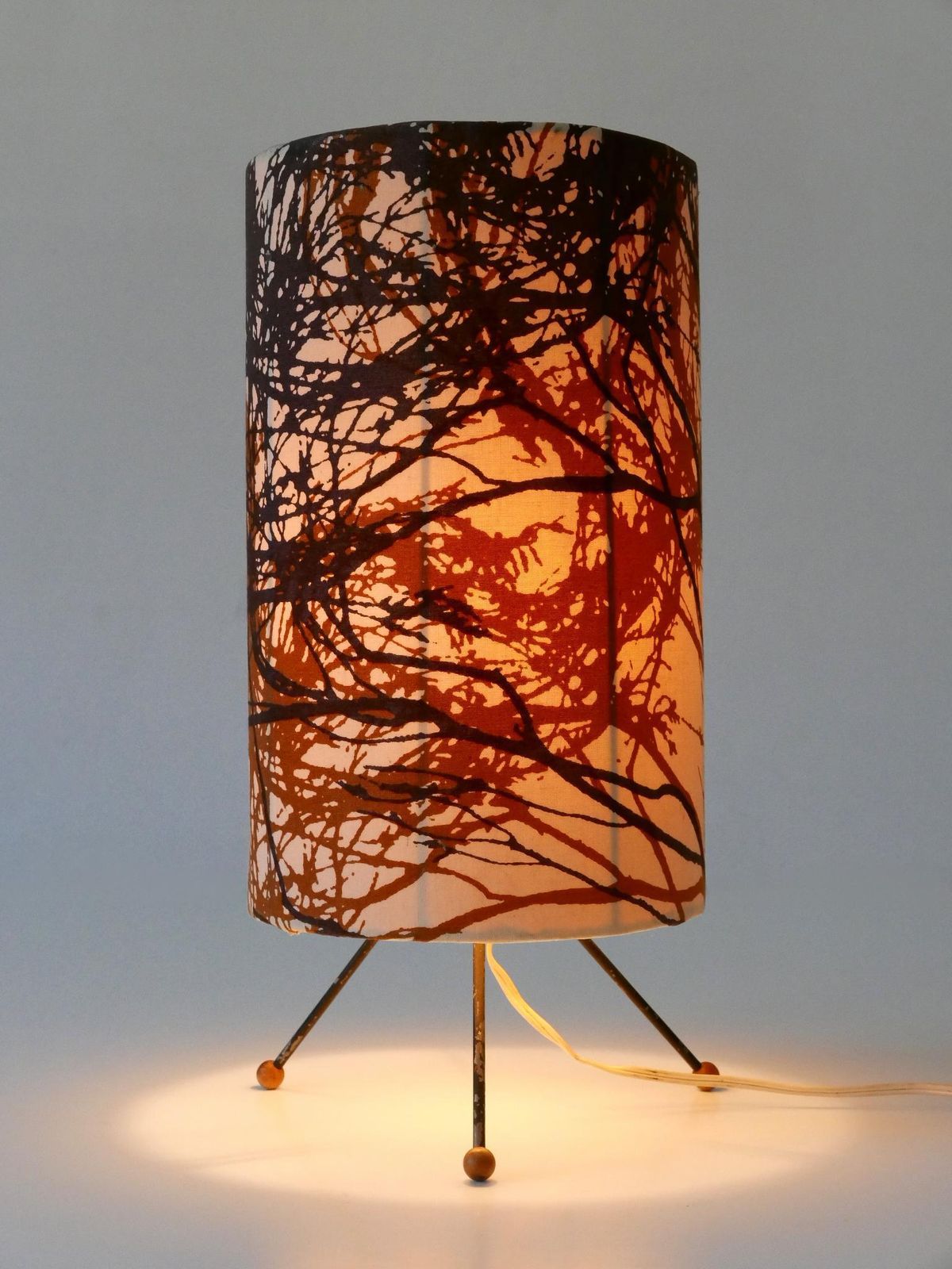 Rare & Lovely Mid Century Modern Bedside Table Lamp Austria 1950s photo buy