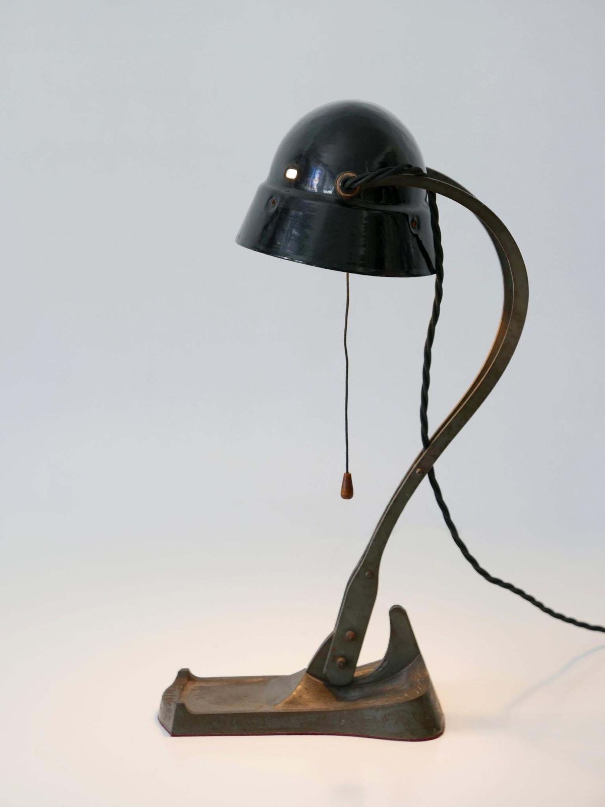 Rare & Elegant Art Nouveau Desk Light Or Table Lamp 'Rein Licht' 1910s Germany photo vinterior