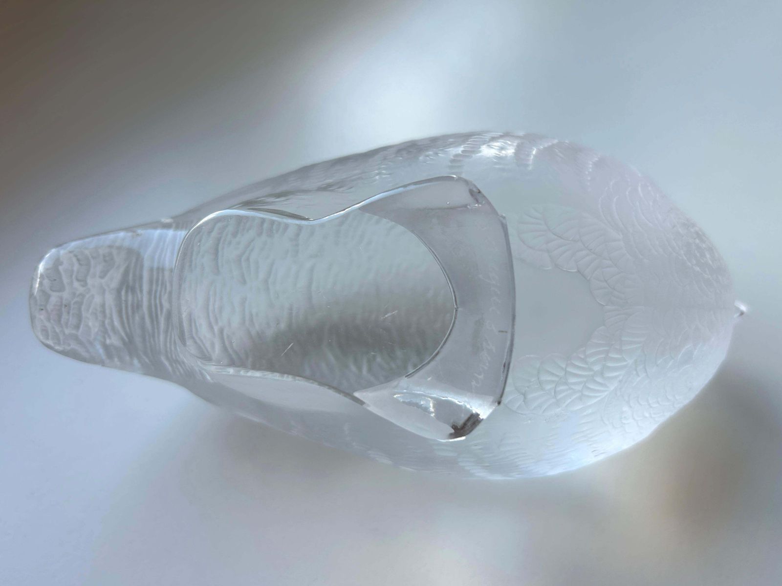 photo buy Beautiful & Highly Decorative Glass Quail Sculpture By Lalique France 1960s