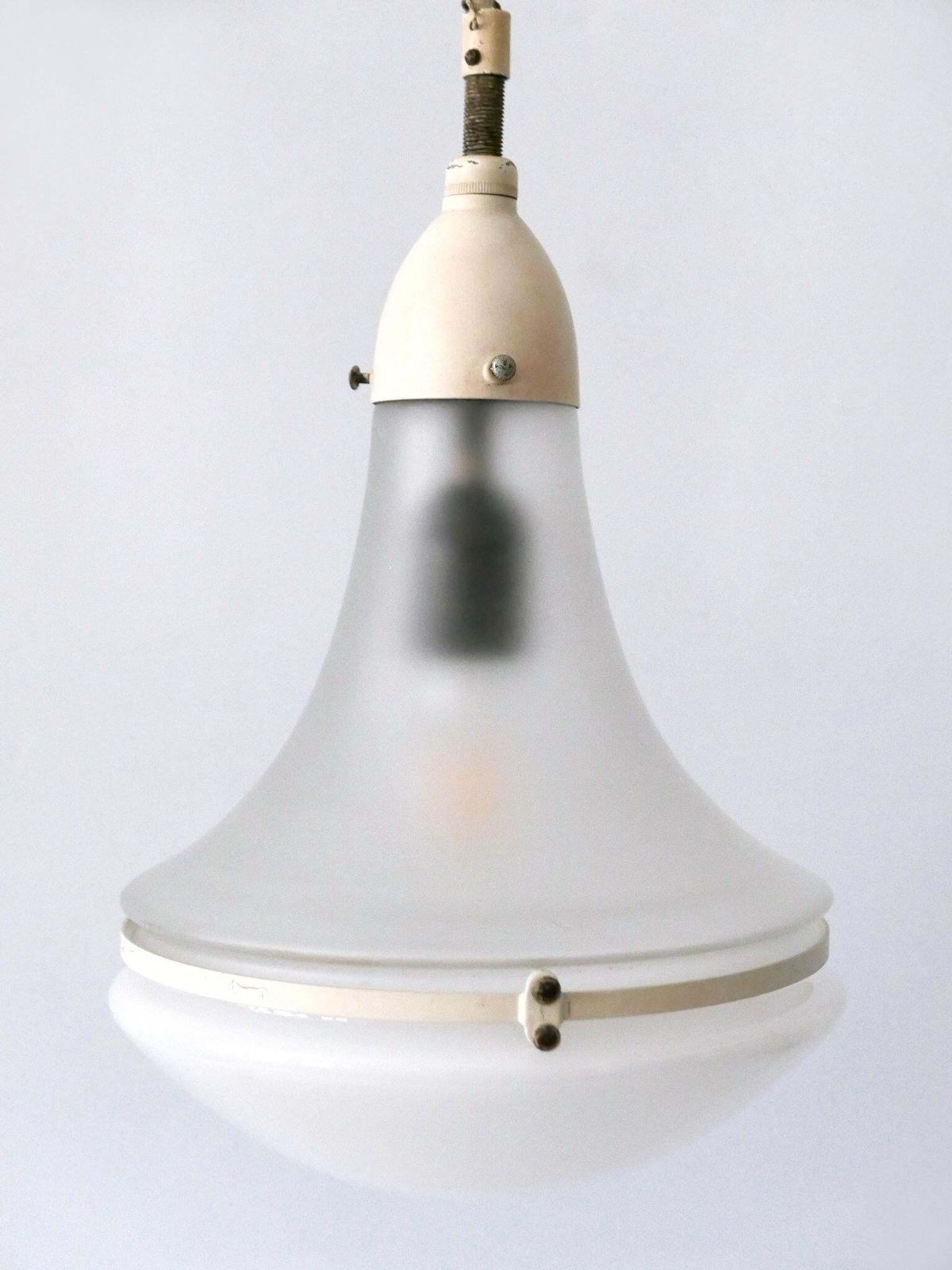 Elegant 'Luzette' Pendant Lamp By Peter Behrens For Siemens Schuckert 1910s photo vinterior