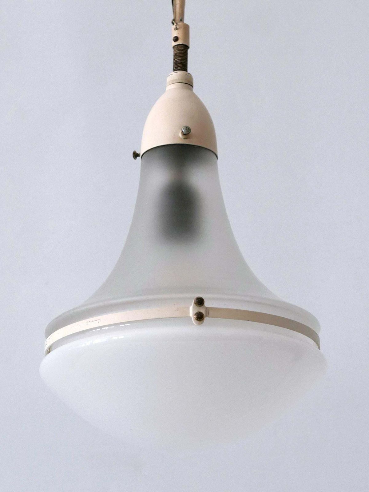 1906.0 Elegant 'Luzette' Pendant Lamp By Peter Behrens For Siemens Schuckert 1910s photo