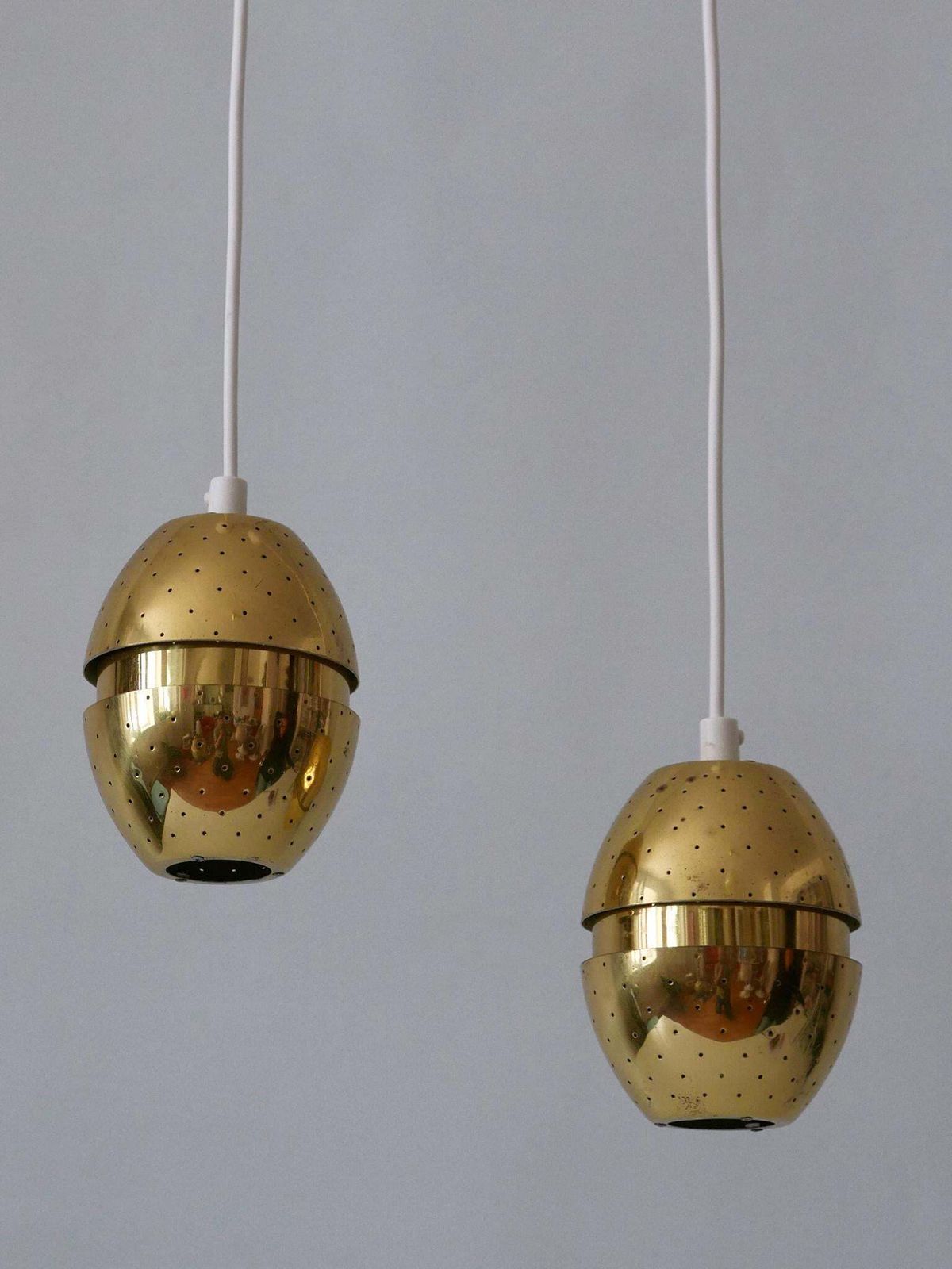 Set Of Two 'Egg' Pendant Lamps By Hans Agne Jakobsson For Ab Markaryd, Sweden photo furniture