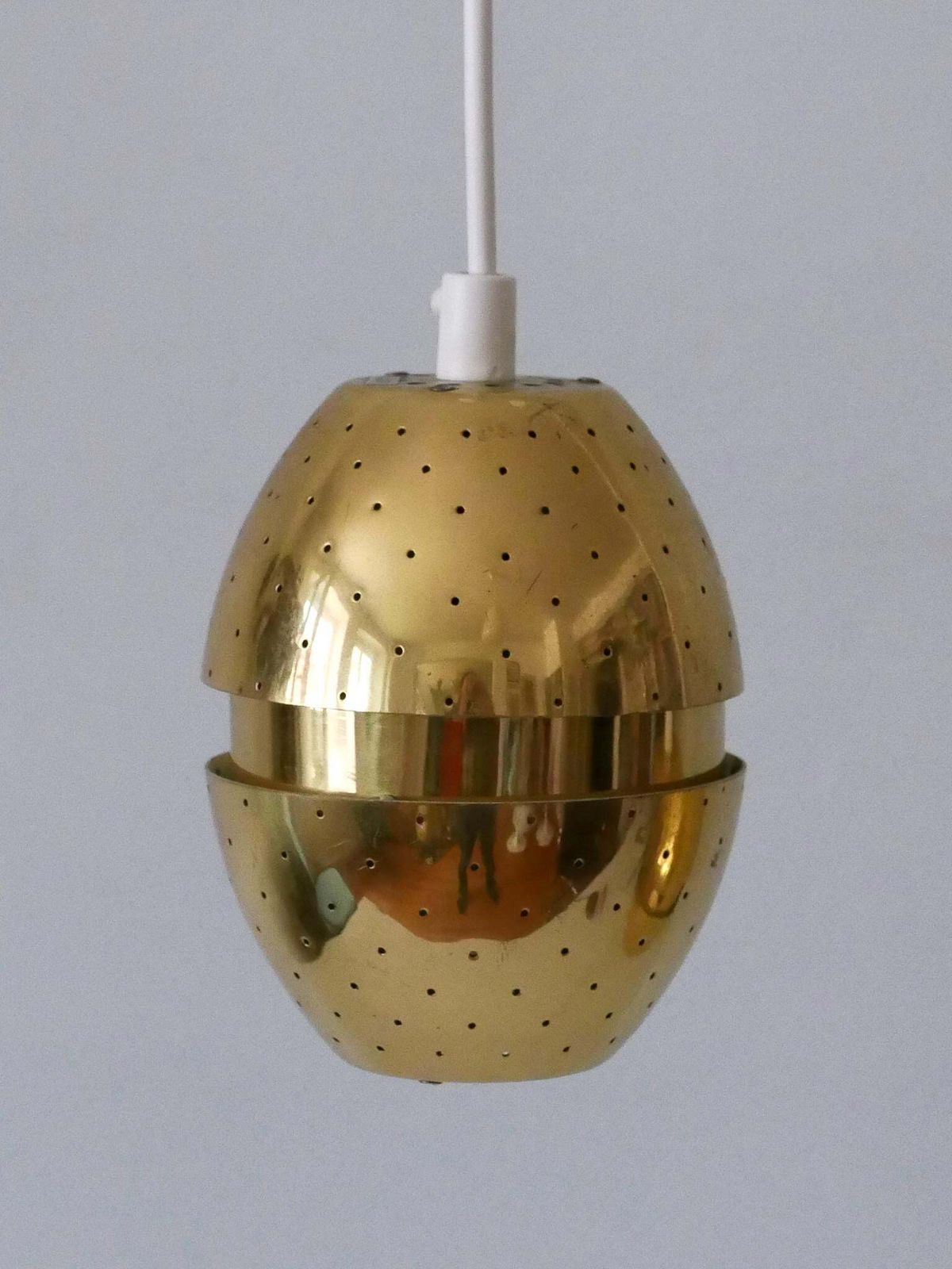 Set Of Two 'Egg' Pendant Lamps By Hans Agne Jakobsson For Ab Markaryd, Sweden photo vintage