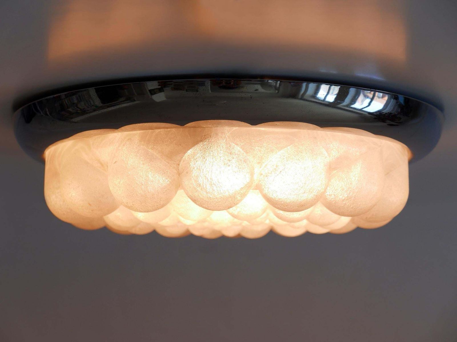 photo for sale Amazing Mid Century Modern Bubble Flush Mount Or Wall Light Germany 1970s