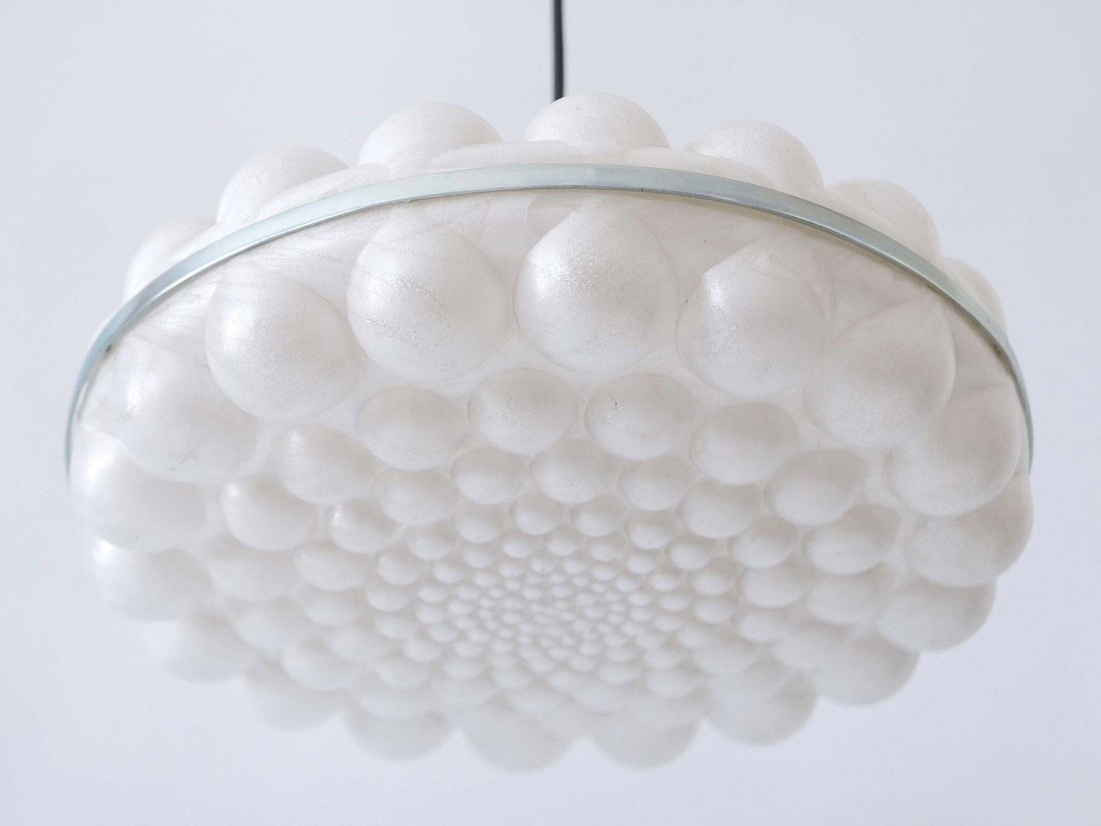 Amazing Mid Century Modern Bubble Pendant Lamps Or Hanging Lights Germany 1970s photo for sale