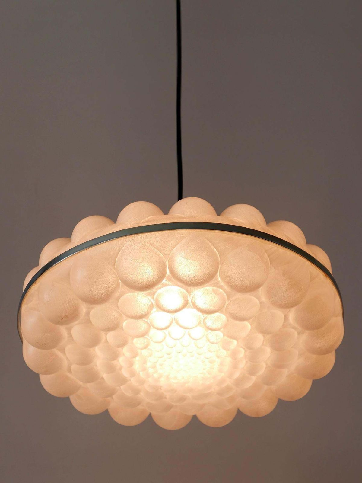 photo furniture Amazing Mid Century Modern Bubble Pendant Lamps Or Hanging Lights Germany 1970s