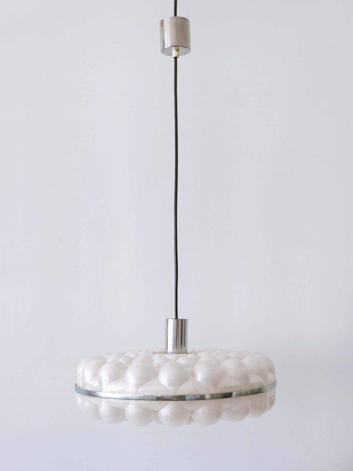 photo for sale Amazing Mid Century Modern Bubble Pendant Lamps Or Hanging Lights Germany 1970s