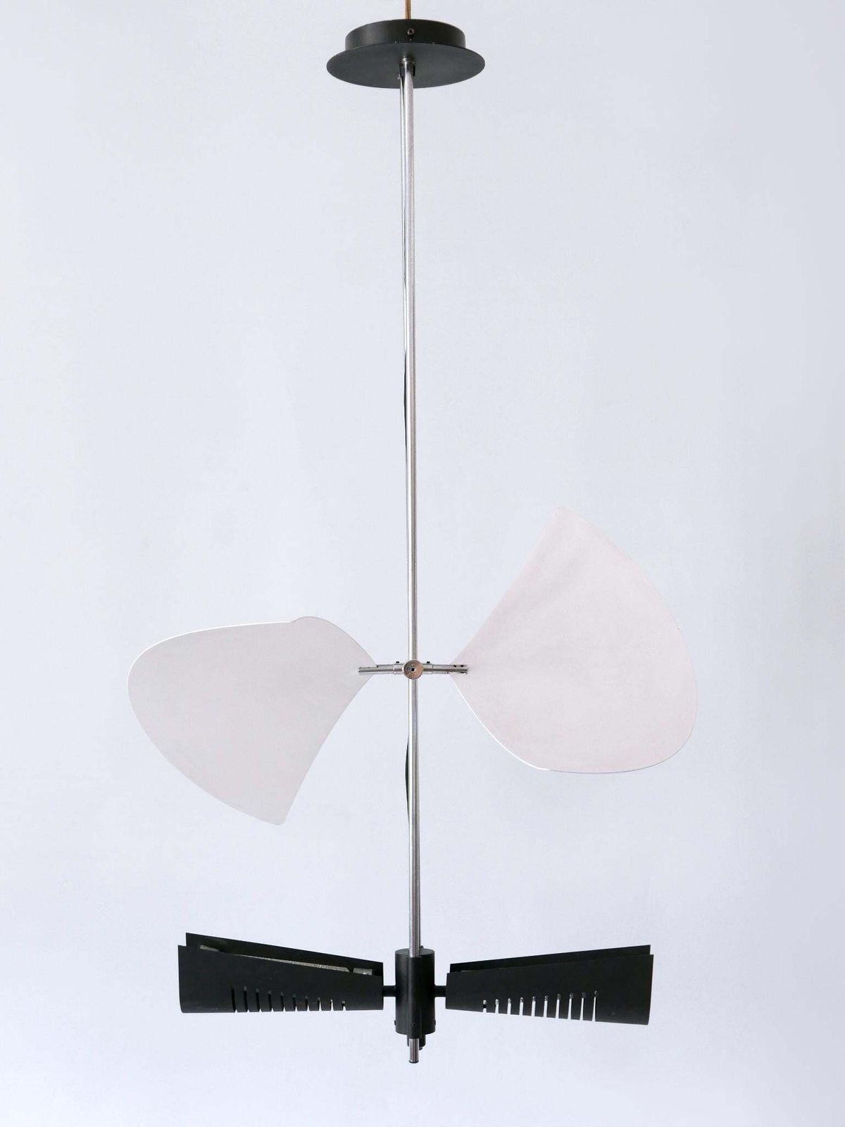 Lighting Amazing Garcia Garay 'Enterprise' Wing Chandelier Or Ceiling Lamp Spain 1980s photo