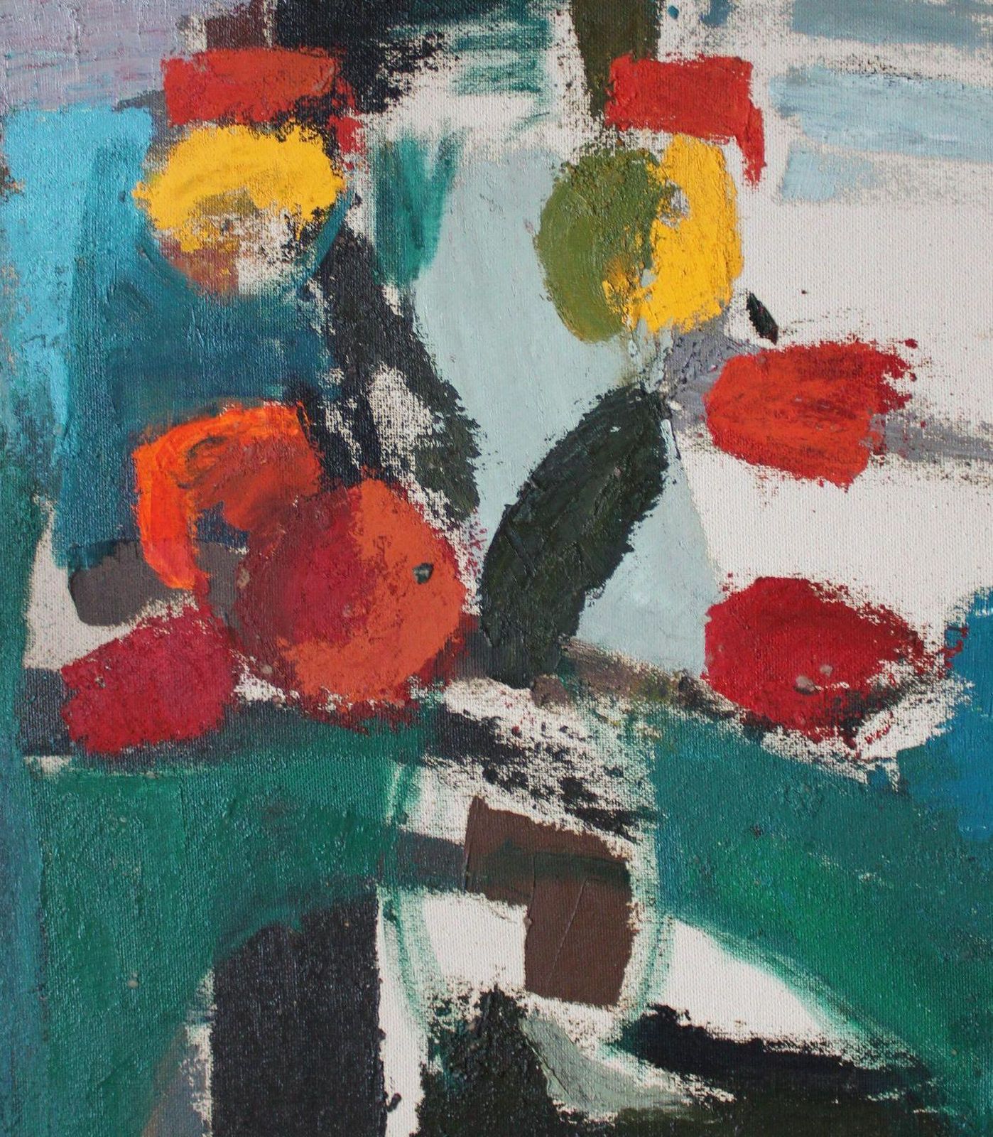 Aleksandr Rodin (1922 2001)abstract Still Life. Oil On Cardboard, 85x74 Cm1988 photo for sale