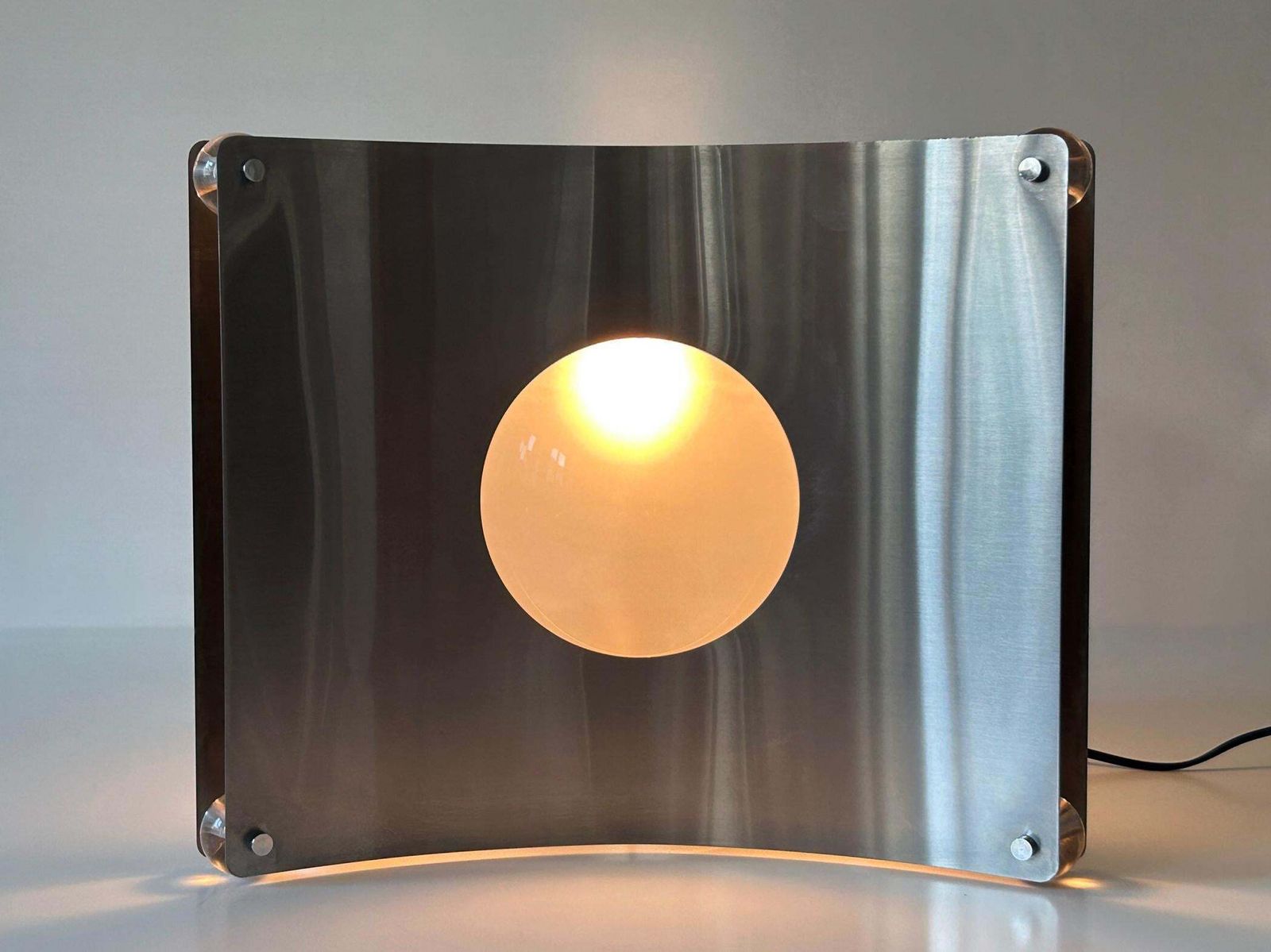 photo for sale Sculptural Floor Or Table Lamp 'Taw' By Luigi Massoni For Guzzini Italy 1960s