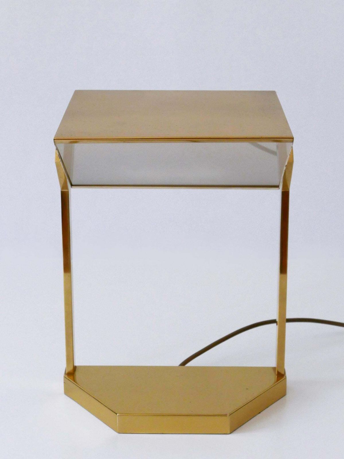Lighting Mid Century Desk Light Or Table Lamp By Vereinigte Werkstätten Germany 1960s photo