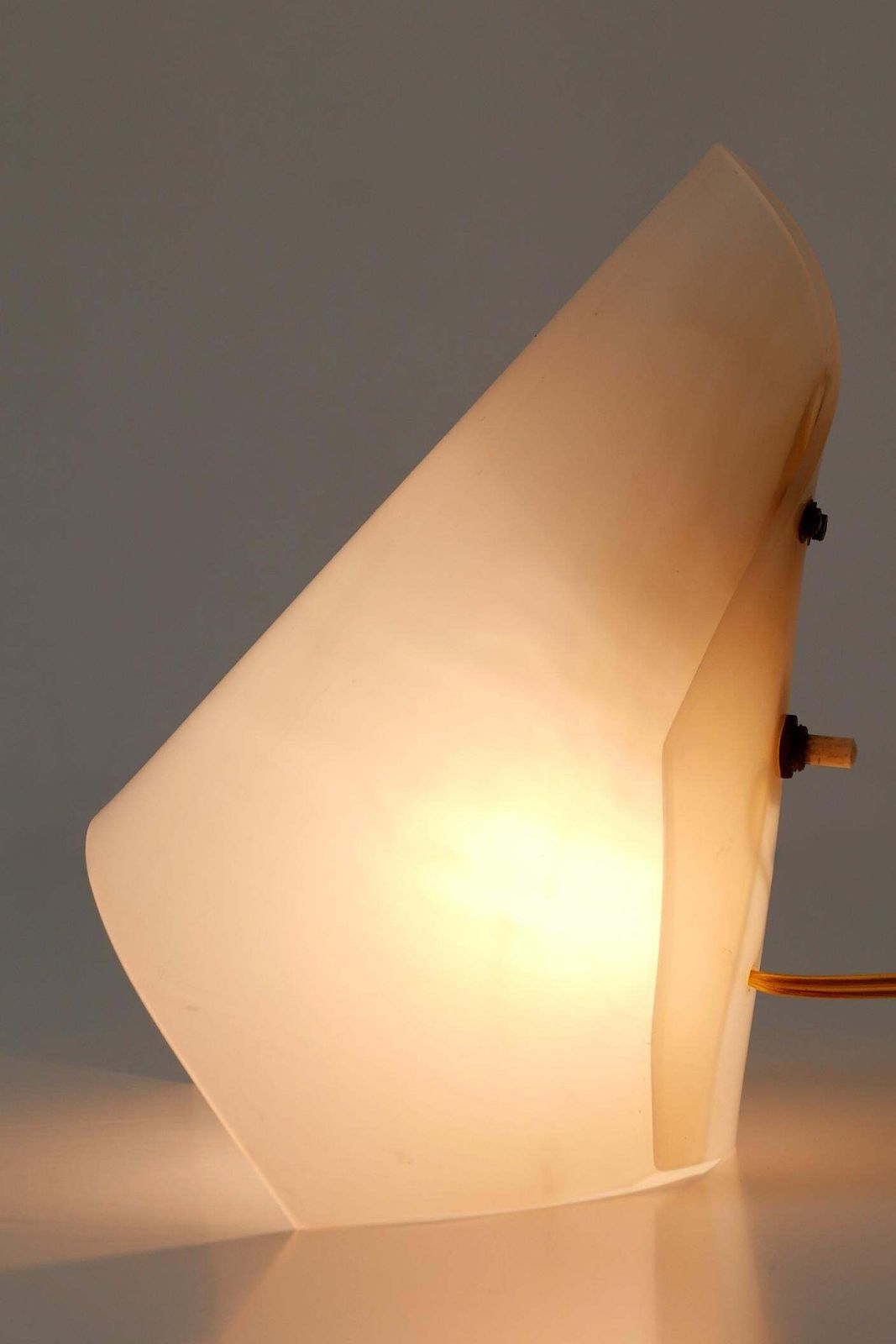 Extremely Rare And Lovely Mid Century Modern Lucite Table Lamp Sweden 1960s photo vintage