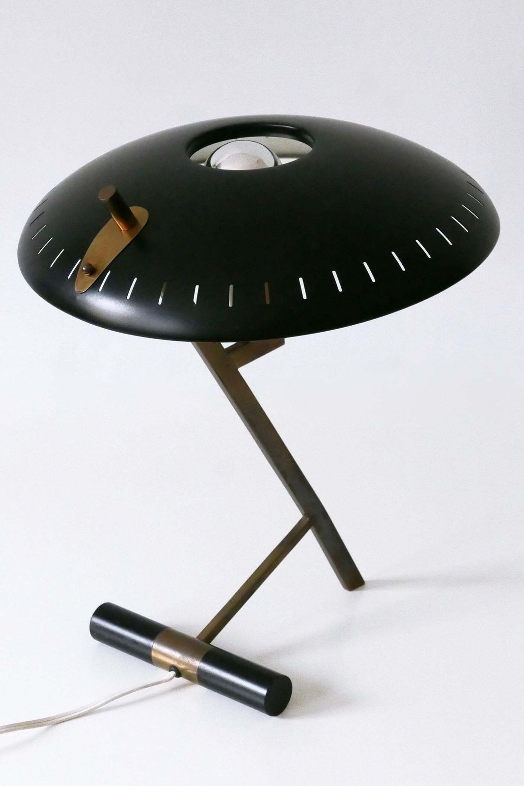 Elegant Mid Century "Decora" Or Z Table Lamp By Louis Kalff For Philips 1950s photo buy