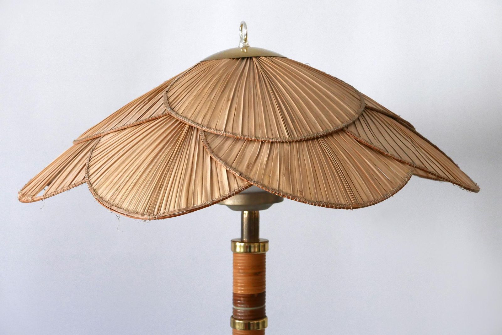 Xl Mid Century Modern Uchiwa Table Lamp Or Floor Light By Miranda Ab Sweden photo vinterior