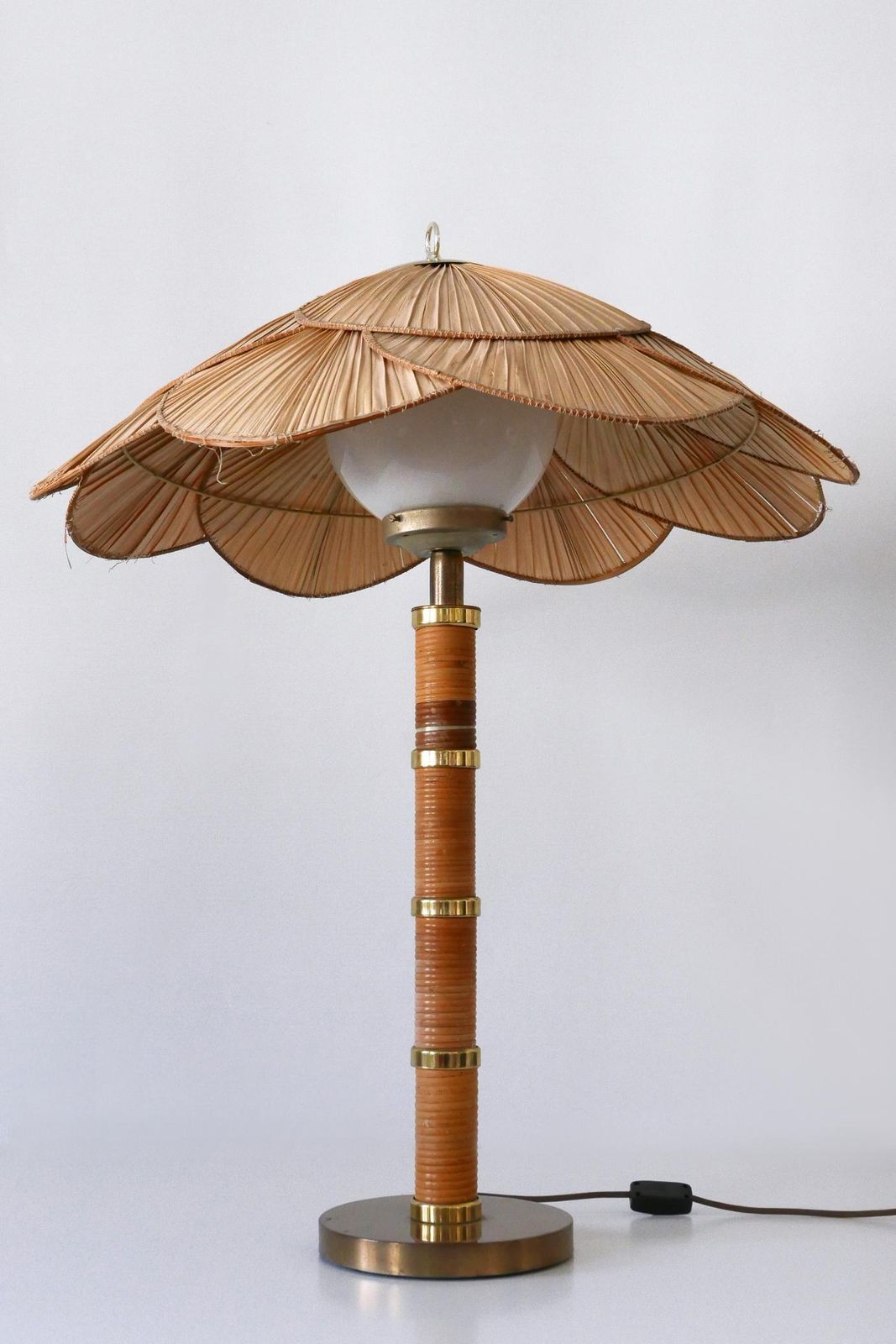 photo furniture Xl Mid Century Modern Uchiwa Table Lamp Or Floor Light By Miranda Ab Sweden