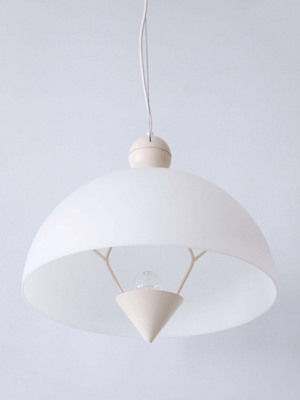 photo buy Rare & Elegant Mid Century Modern Pendant Lamp Or Hanging Light Italy 1970s
