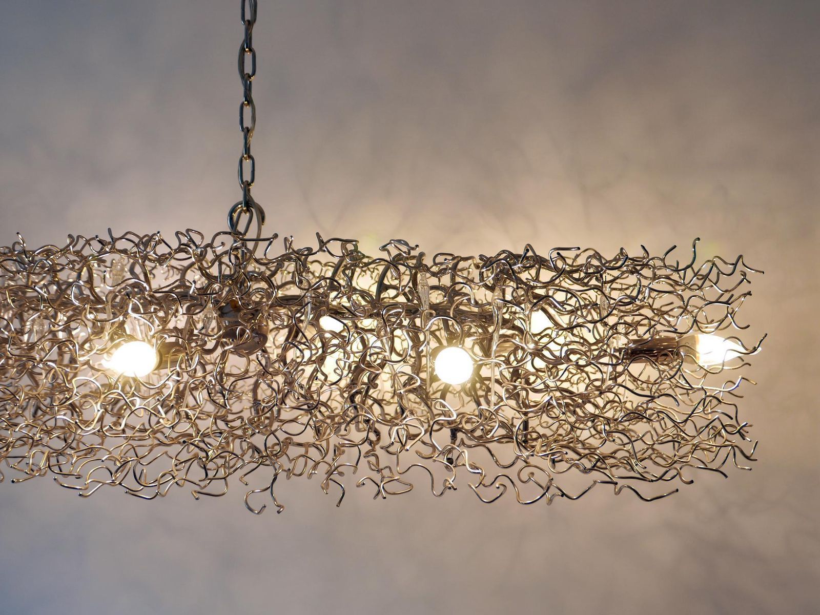 Gorgeous Xxl Brand Van Egmond Hollywood Chandelier Oval 140 Nickel Netherlands photo buy