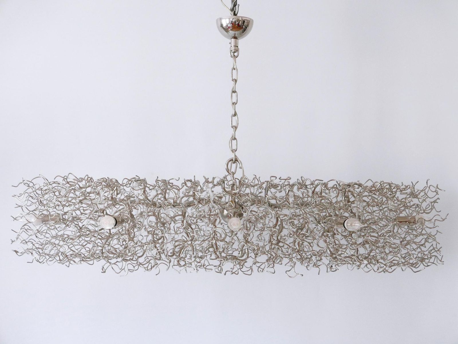 photo buy Gorgeous Xxl Brand Van Egmond Hollywood Chandelier Oval 140 Nickel Netherlands