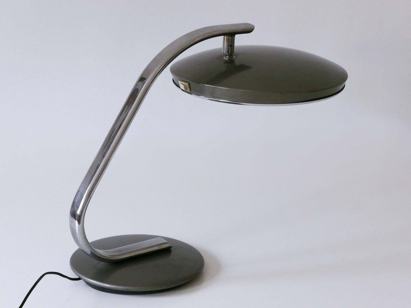 photo buy Mid Century Modern Desk Light Or Table Lamp 'Boomerang' By Fase Spain 1960s