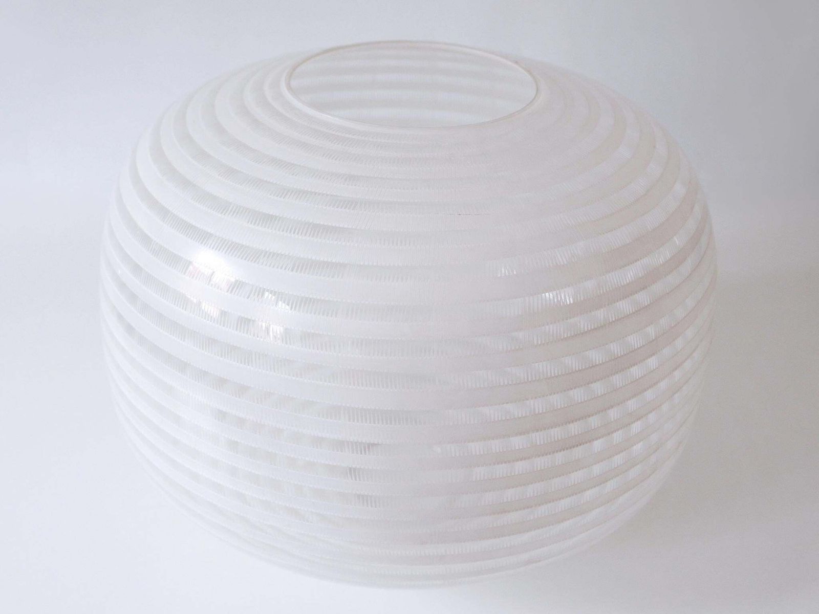 photo vintage Rare & Large Mid Century Modern Pendant Lamp Napoli By Aloys F. Gangkofner 1957