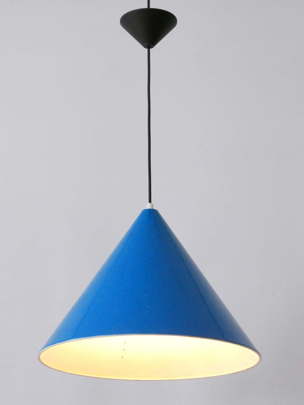 Large Mid Century Modern Billard Pendant Lamps By Louis Poulsen Denmark 1960s photo vintage