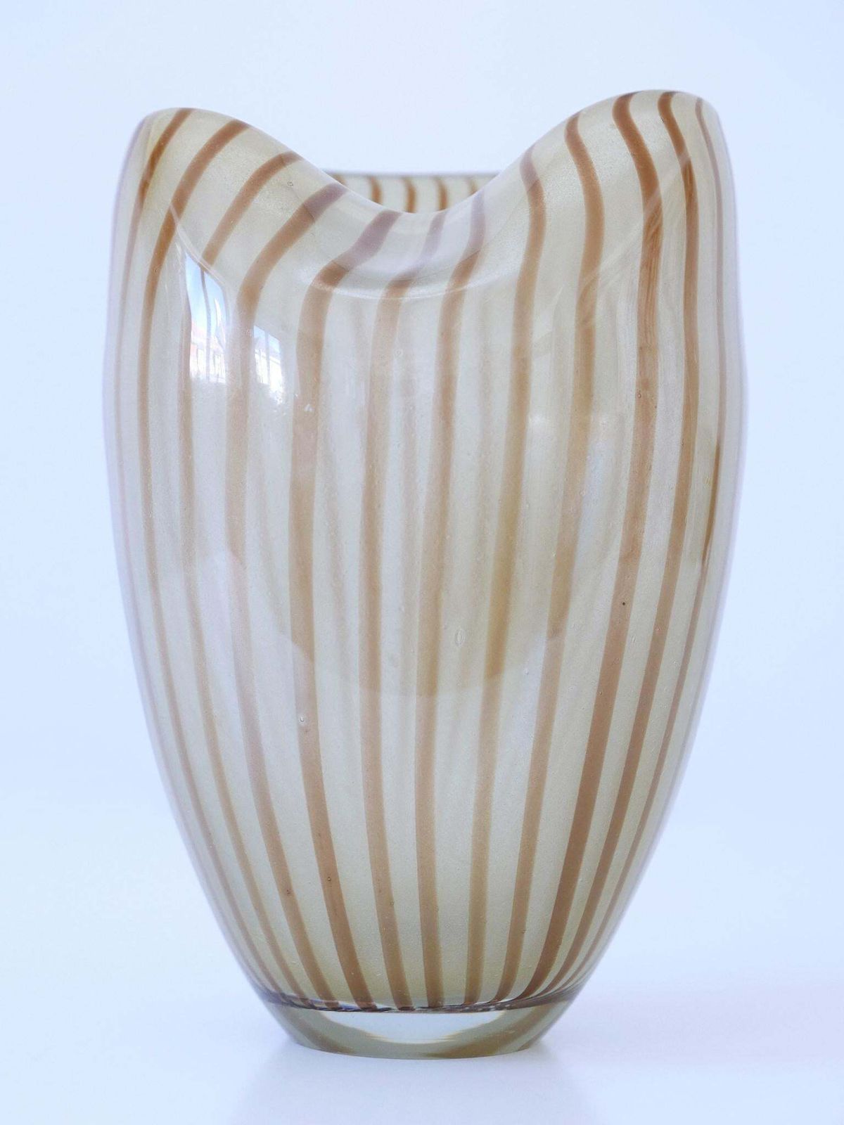 Decorative Mid Century Modern Murano Glass Vase Italy 1960s photo furniture