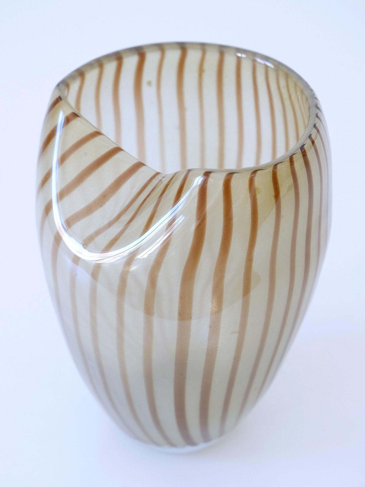 photo furniture Decorative Mid Century Modern Murano Glass Vase Italy 1960s