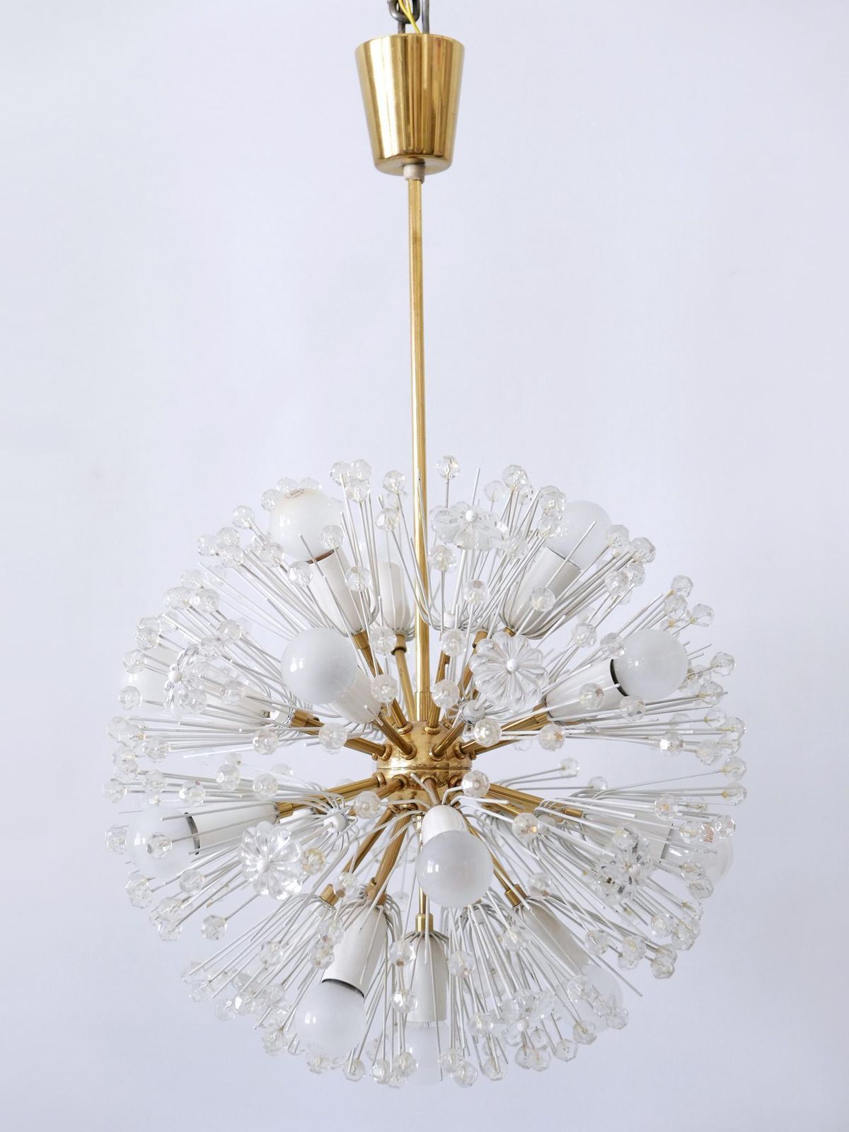Amazing 17 Lights Chandelier Dandelion By Emil Stejnar For Rupert Nikoll 1950s photo buy