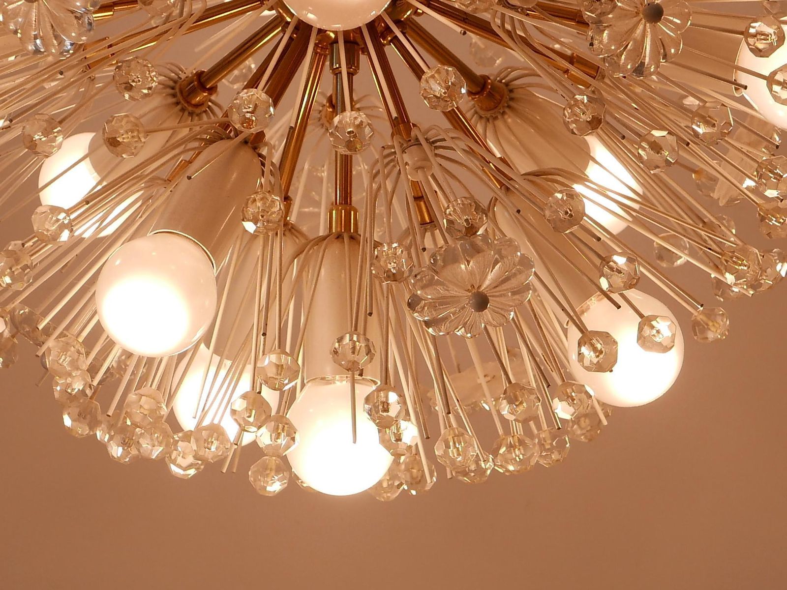 photo vinterior Amazing 17 Lights Chandelier Dandelion By Emil Stejnar For Rupert Nikoll 1950s
