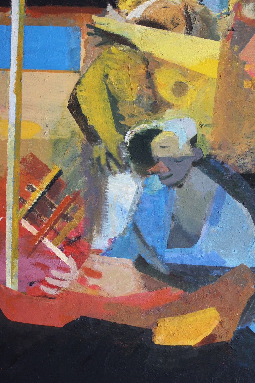 Victor Karnauh A Dump. Oil On Canvas, 100x100 Cm photo Art