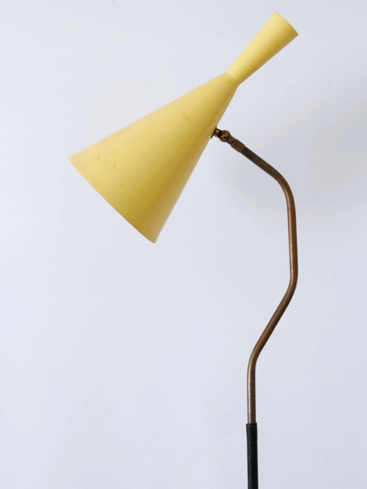Elegant Mid Century Modern Diabolo Floor Lamp Or Reading Light Austria 1950s photo Lighting