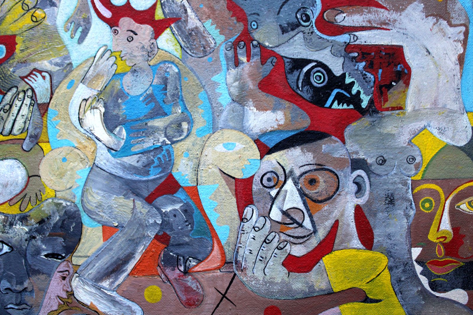Meeting. Oil, Canvas, 46 X 77, 5 Cm photo furniture