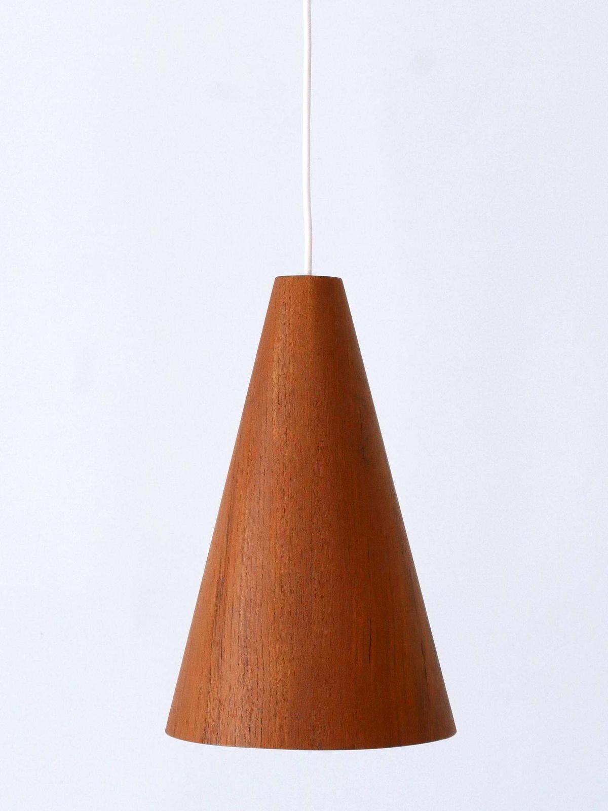 photo buy Elegant Mid Century Modern Teak Pendant Lamp Or Hanging Light Scandinavia 1960s