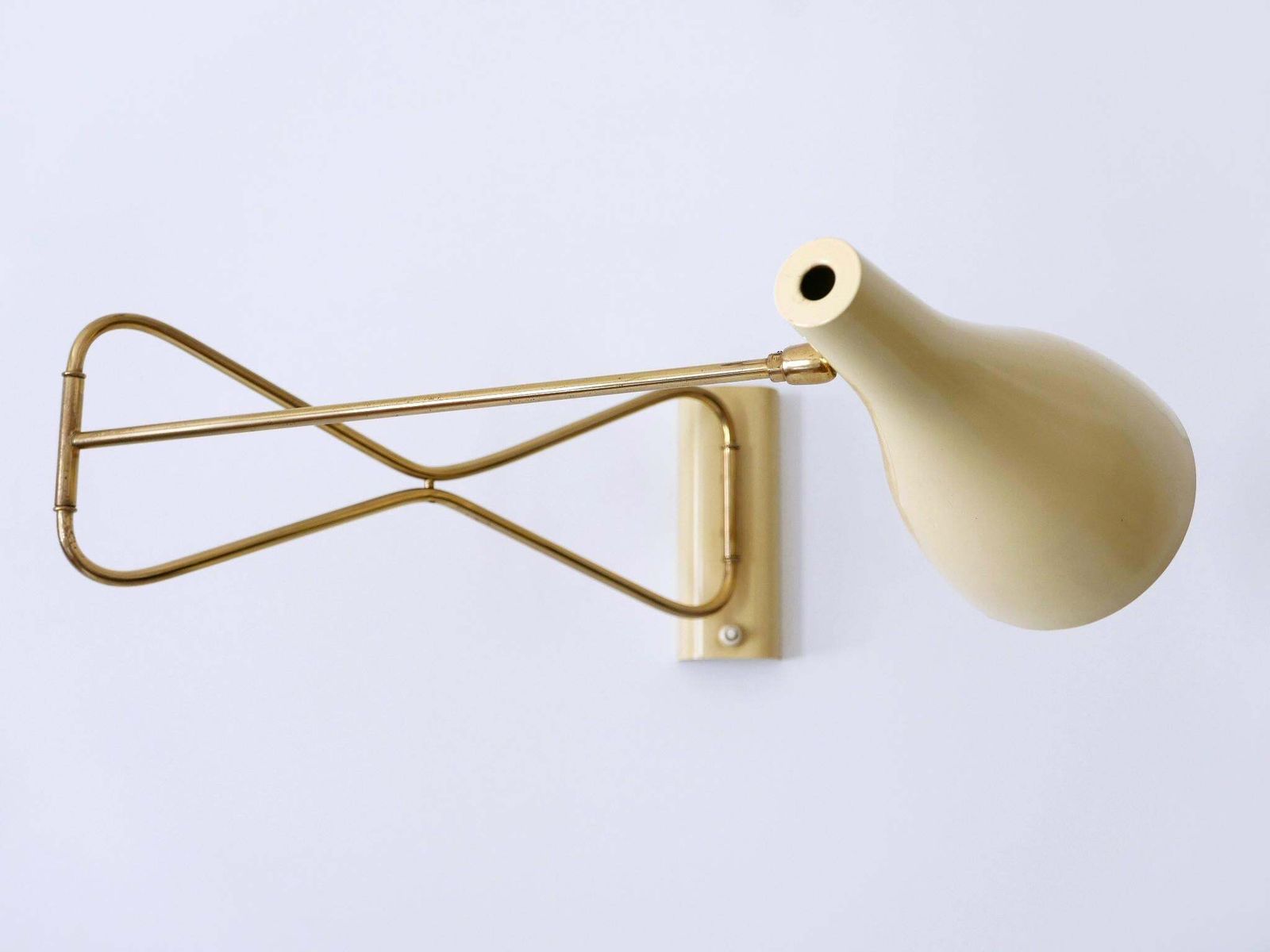 4766.0 Rare & Elegant Mid Century Modern Wall Lamp '9590/28' By Cosack Germany 1950s photo
