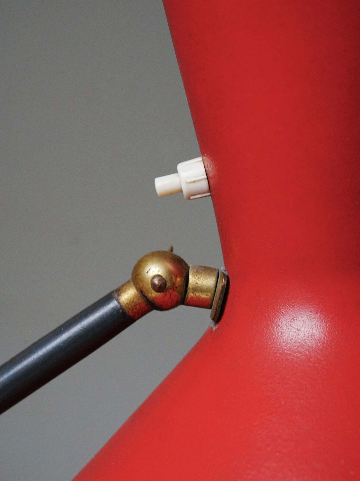 Lighting Floor Lamp By Carl Moor For Bag Turgi In Metal And Brass, Switzerland, 1950's photo