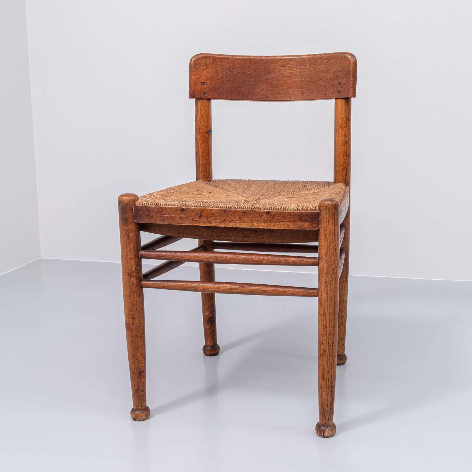 Dining Chair In Oak And Cane, France, 1960’s photo buy
